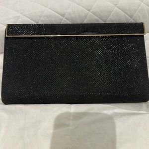 Jimmy choo black clutch